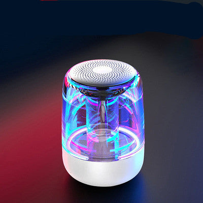 Portable Bluetooth Speakers Column Wireless Bluetooth Speaker Powerful Bass Radio with Variable Color LED Light