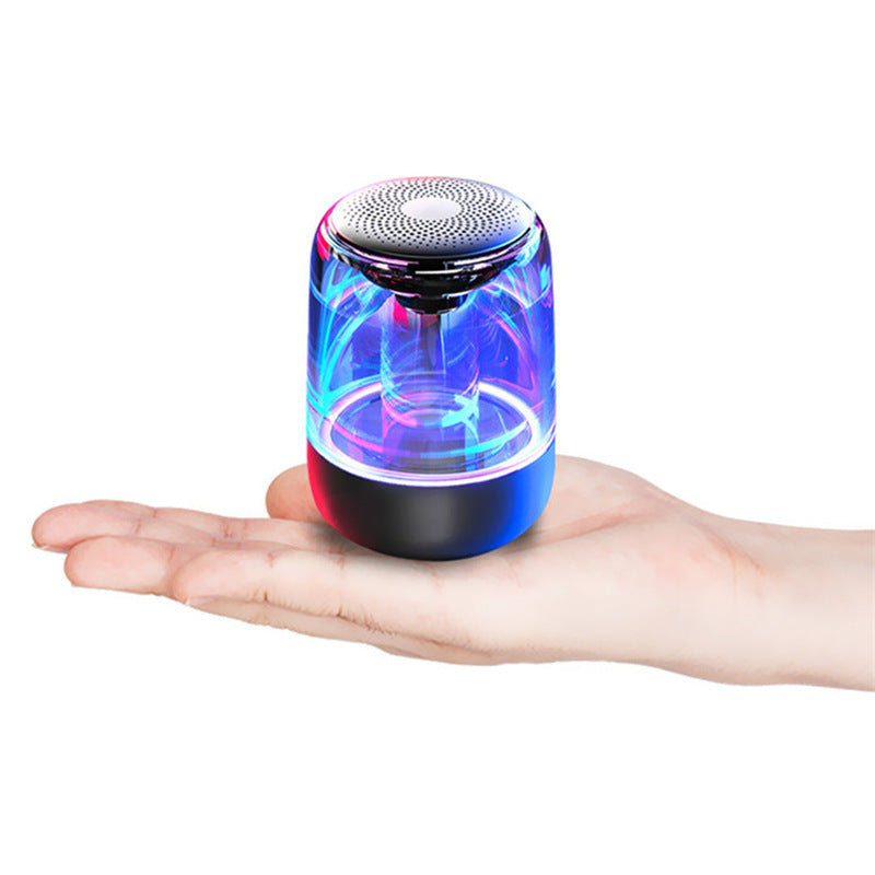 Portable Bluetooth Speakers Column Wireless Bluetooth Speaker Powerful Bass Radio with Variable Color LED Light