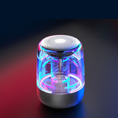 Portable Bluetooth Speakers Column Wireless Bluetooth Speaker Powerful Bass Radio with Variable Color LED Light
