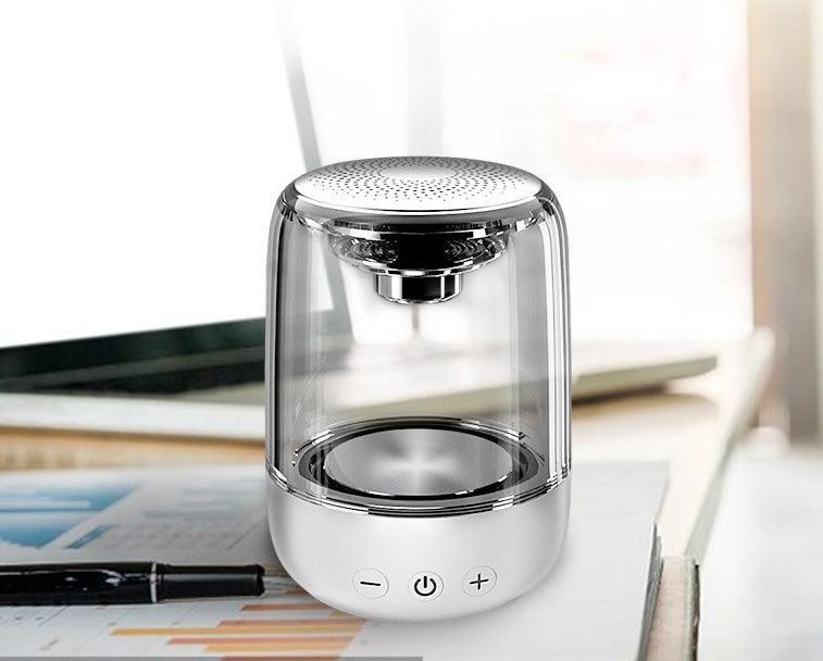 Portable Bluetooth Speakers Column Wireless Bluetooth Speaker Powerful Bass Radio with Variable Color LED Light